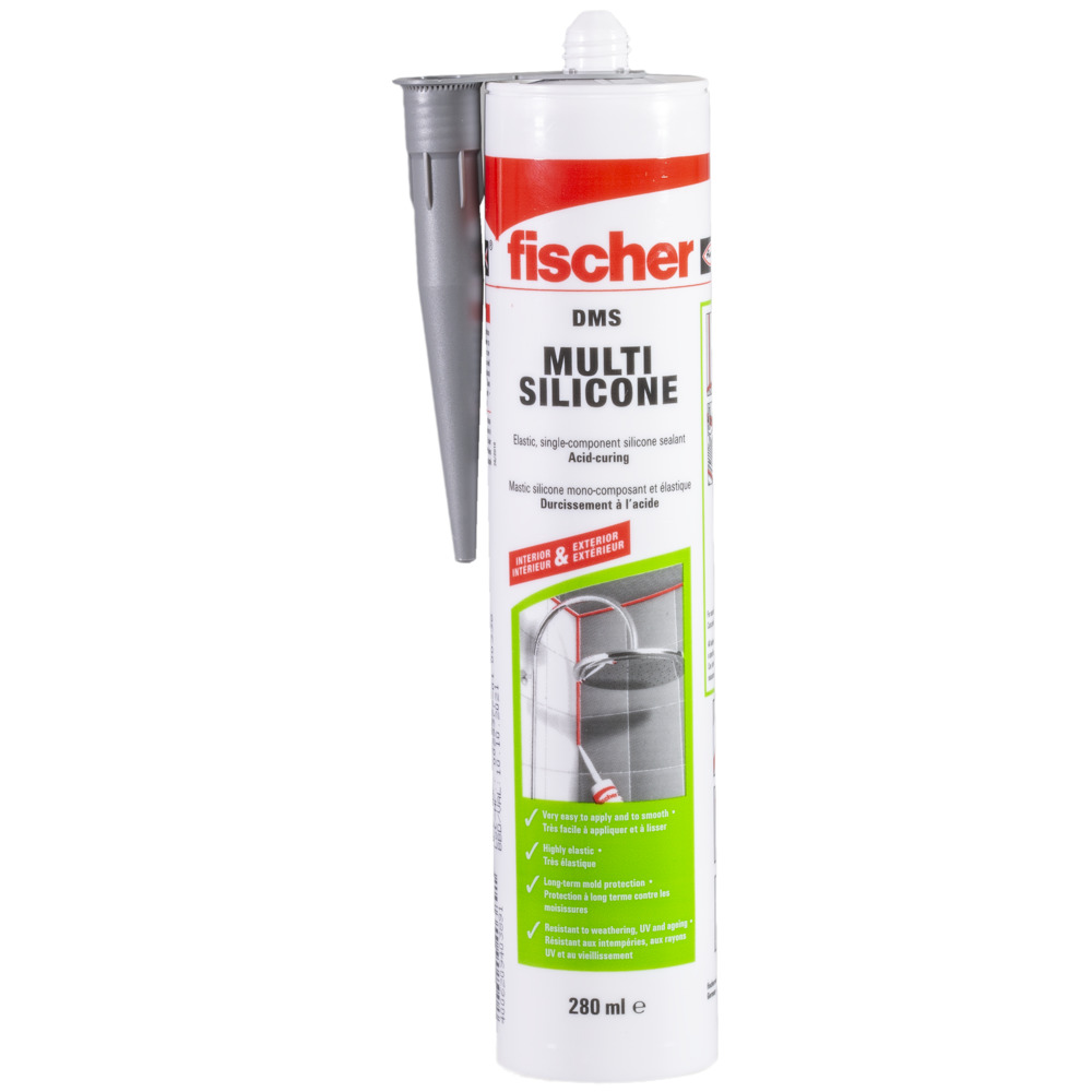  Fischer Silicona Multiusos, Blanco 280 cm3 : Industrial y  Científico